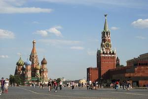 Het Rode Plein in Moskou. beeld Wikipedia