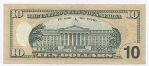 In 1956 besloot het Amerikaanse Congres om zich wat sterker te onderscheiden van de atheïstische Sovjet-Unie en opnieuw gebruik te gaan maken van het al veel langer bekende motto ”In God We Trust”. Die woorden staan sindsdien op de biljetten van 1 en 10 dollar.  beeld Wikimedia