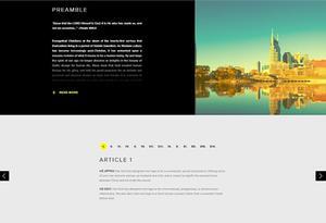 Webpagina van de Engelstalige Nashville-verklaring. beeld cbmw.org