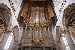 Het hoofdorgel in de Grote Kerk in Alkmaar. beeld RD, Henk Visscher
