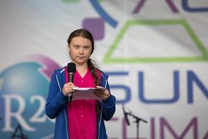 Greta Thunberg. beeld AFP