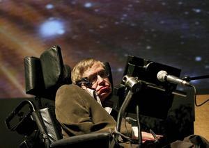 Stephen Hawking in 2007. beeld EPA, Sebastien Pirlet
