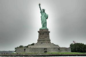 Het Amerikaanse Vrijheidsbeeld staat symbool voor verworven vrijheid. beeld RD, Henk Visscher