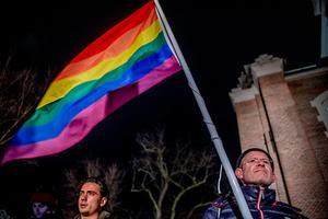 Regenboogvlag. beeld ANP, Robin Utrecht