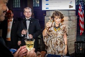 Prinses Margriet bij het galadiner van de Netherlands-America Foundation (NAF). beeld ANP