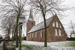 In het Groningse Noordhorn had donderdagavond een regionale bijeenkomst van de Gereformeerde Bond plaats. Op de foto de hervormde kerk. beeld RD, Anton Dommerholt