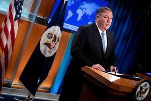 Pompeo. beeld AFP