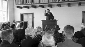 Kaj Munk als prediker.  beeld Vittus Nielsen