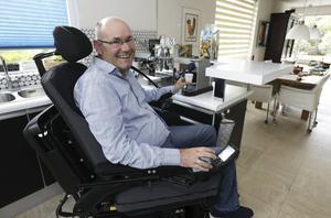Begin dit jaar sloeg de spierziekte ALS hard toe bij Gerard Gravendeel (53), werkzaam in de vastgoedsector. beeld Vidiphoto