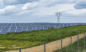 Zolang er nog honderden vierkante kilometers bedrijfsdaken in Nederland ongebruikt liggen, kunnen we die beter voor zonnepanelen gebruiken dan kostbare landbouwgrond. beeld iStock
