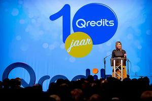 Koningin Máxima, die net terug is van de wintersportweek in Lech, spreekt in Amersfoort als lid van het Nederlands Comité voor Financiering en Ondernemerschap. beeld ANP