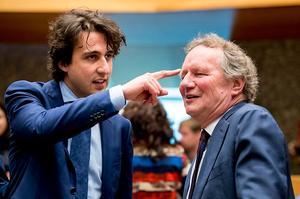 Jesse Klaver en Bram van Ojik. beeld ANP