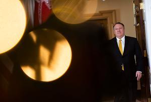 De Amerikaanse minister van Buitenlandse Zaken Mike Pompeo. beeld AFP