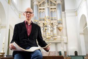 Arjan Versluis begint op 1 maart als organist van de Grote Kerk in Gorinchem. „De positieve reacties van veel gemeenteleden na invalbeurten in de afgelopen maanden deden mij goed." beeld Cees van der Wal​