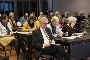 Winterconferentie van stichting In de Rechte Straat (IRS), vrijdagavond in Vierhouten. Thema van de bijeenkomst is: ”Het zegel van het verbond”. beeld Bram van de Biezen
