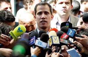 Juan Guaidó. beeld EPA