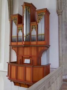 Het koororgel in de oude situatie. beeld Erik van Til