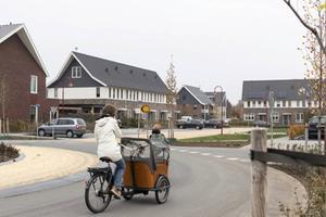 De wijk Eilanden-Oost in Barneveld, waar bureau Royal HaskoningDHV grondmonsters neemt, omdat de grond mogelijk is vervuild. beeld André Dorst