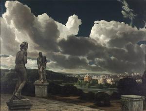 Schilderij van Carel Willink, ”Gezicht op een stad” uit 1944. beeld Art Rocks