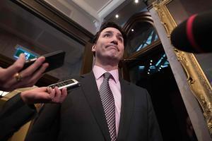 De Canadese premier Justin Trudeau. beeld AFP