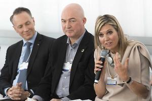 Koningin Máxima in Davos. beeld ANP