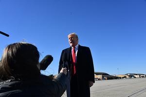 De Amerikaanse president Donald Trump. beeld AFP