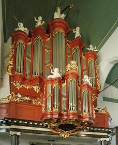 Het Bätzorgel in de Petruskerk in Woerden. beeld batzorgel-petruskerk.nl