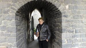 Pater Frans van der Lugt in het Syrische Homs in 2014, kort voor zijn dood. beeld AFP, Mohammed Abu Hamza
