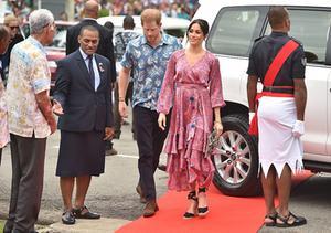 Harry en Meghan brengen drie dagen door in Fiji. beeld AFP