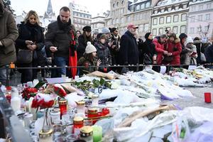 Een herdenking van de aanslag van 11 december 2018 in Straatsburg. beeld AFP