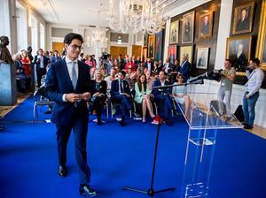 Donderdag werd de Klimaatwet gepresenteerd door zeven politieke partijen. De wet werd ruimschoots aangenomen, met 112 voorstemmers. beeld ANP, Jerry Lampen