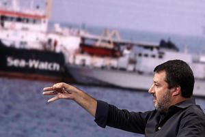Vicepremier Salvini. beeld EPA