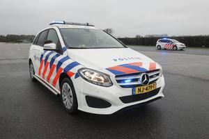 De nieuwe Mercedes-politieauto. beeld politie