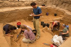 Archeologisch onderzoek in de Filistijnse stad Ashkelon. beeld Leon Levy Expedition