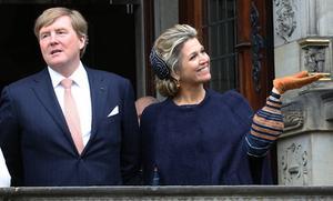 Koning Willem-Alexander en koningin Máxima. beeld EPA