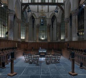 ”The Instrument of Troubled Dreams”. beeld Oude Kerk Amsterdam