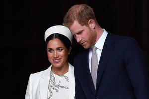 Prins Harry en Meghan. beeld AFP