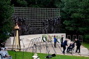 Het Indisch Monument in Den Haag. beeld ANP, Olaf Kraak