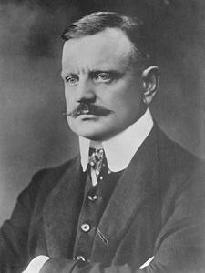 Jean Sibelius in 1913. beeld Wikimedia
