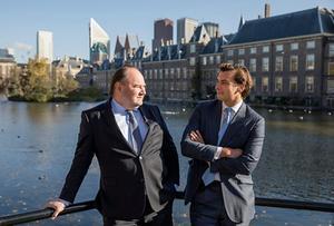 Henk Otten (l.) en Thierry Baudet. beeld ANP, Bart Maat