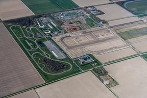 Lelystad Airport vanuit de lucht. beeld ANP