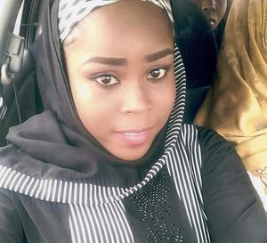 De door Boko Haram vermoorde hulpverleenster Hauwa Mohammed Liman op een door het Rode Kruis vrijgeven foto. beeld EPA, ICRC
