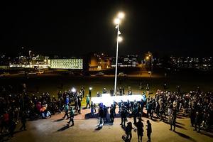 Zullen christenen over honderd jaar ook The Passion accepteren? Foto: In 2018 werd The Passion uitgevoerd in De Bijlmer in Amsterdam-Zuidoost. beeld ANP, Olaf Kraak