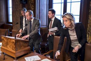Van der Staaij en Ollongren. beeld Dirk Hol