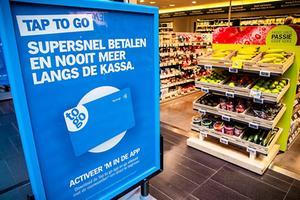 Bij AH to go en de supermarkten in België zijn geen problemen. beeld ANP