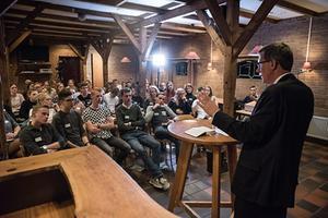 De 16+-najaarsconferentie in 2018 van de Jeugdbond Gereformeerde Gemeenten in het Zuid-Hollandse Noorden. beeld Klomp Creative