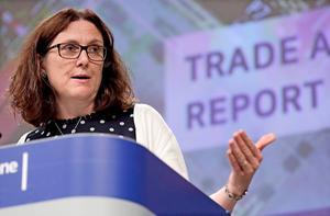 Malmström. beeld EPA