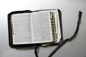 Wie van zijn stukgelezen Bijbel af wil, maar die niet bij het oud papier wil gooien, zou een mogelijkheid moeten hebben om die Bijbel zonder een gewetensprobleem weg te doen. beeld RD, Sjaak Verboom