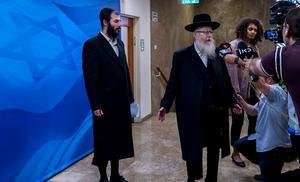 Orthodox-joodse partijen eisen dat hun aanhangers worden uitgezonderd van de dienstplicht. beeld EPA