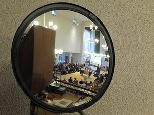 Op de jubileumbijeenkomst van de stichting Evangelie & Moslims in Amersfoort waren zo'n 200 bezoekers aanwezig. beeld RD